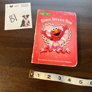 5/$20 Board Book - Kids Book - Elmo Loves You